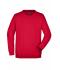 Unisexe Sweat-shirt col rond Rouge 7209