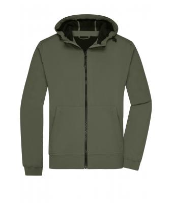 Uomo Men's Hooded Softshell Jacket Olive/camouflage 8618