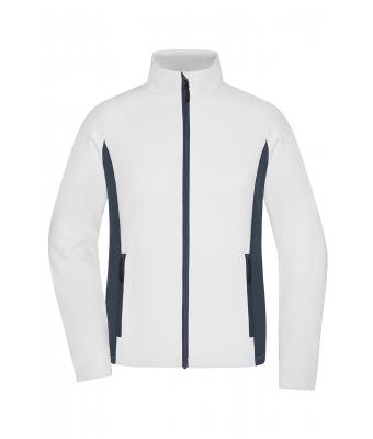 Donna Ladies' Stretchfleece Jacket White/carbon 11478