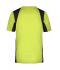 Homme T-shirt homme TOPCOOL® Jaune-fluorescent/noir 7362