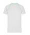 Uomo Men's Sports T-Shirt White/bright-green 8465