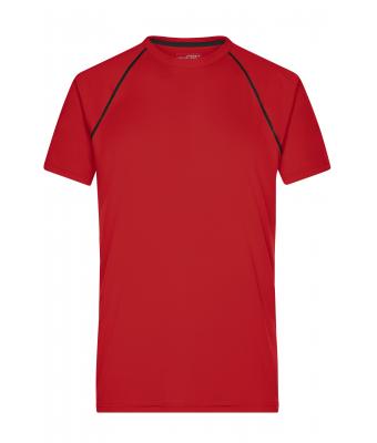 Men Men's Sports T-Shirt Red/black 8465