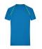 Men Men's Sports T-Shirt Bright-blue/bright-yellow 8465