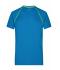 Men Men's Sports T-Shirt Bright-blue/bright-yellow 8465