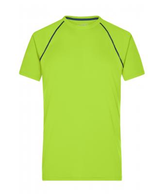 Herren Men's Sports T-Shirt Bright-yellow/bright-blue 8465