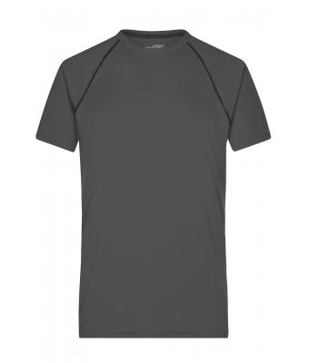 Herren Men's Sports T-Shirt Titan/black 8465