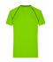 Herren Men's Sports T-Shirt Bright-green/black 8465