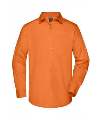 Uomo Men's Business Shirt Long-Sleeved Orange 8389
