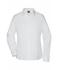 Damen Ladies`Shirt Slim Fit White 8392