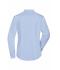 Damen Ladies' Shirt Longsleeve Herringbone Light-blue 8571