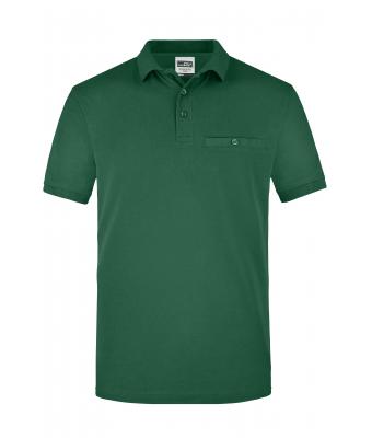 Uomo Men´s Workwear Polo Pocket Dark-green 8402