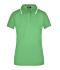 Donna Ladies' Polo Tipping Lime-green/white 7564